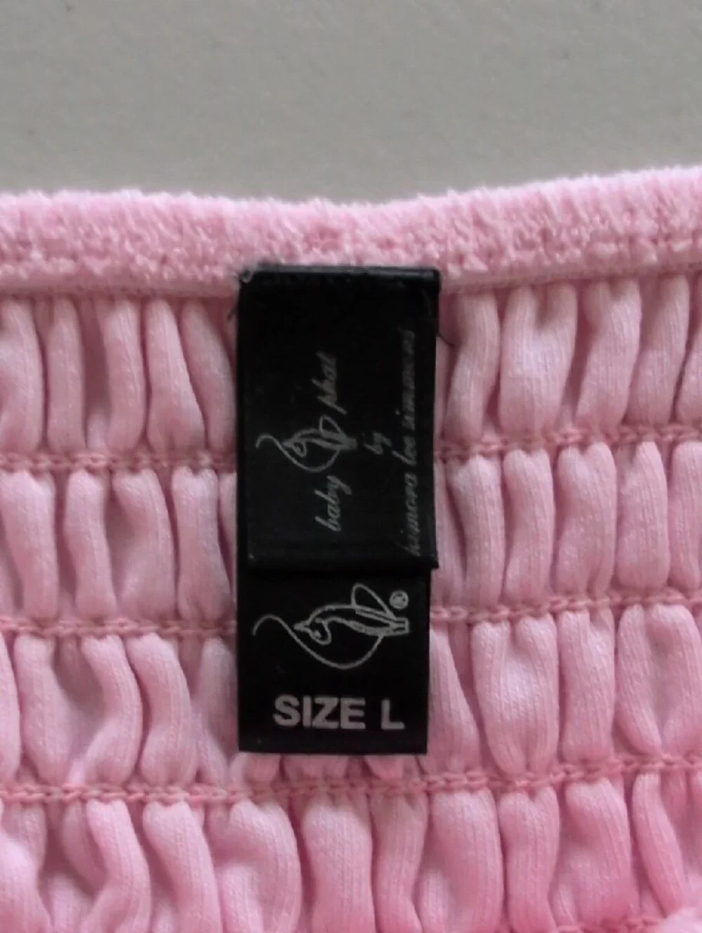 Vintage Y2K Baby Phat Terry Cloth Halter Dress Coverup Pink Size Large